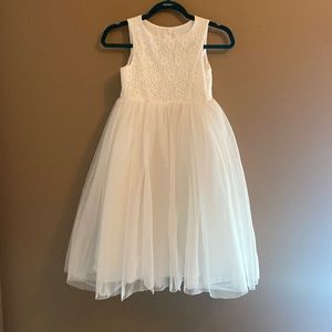 Little girls flower girl dress